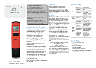 Hanna pH-Messgerät Hanna HI98107 phep Pocketmeter, Bedienungsanleitung deutsch als PDF-Datei zum herunterladen und ausdrucken.