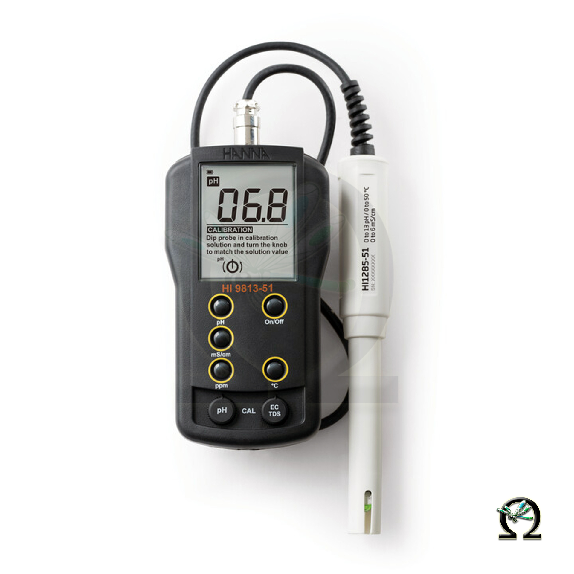 Wasserdichtes Multiparameter-Handmessgerät Hanna HI9813-51