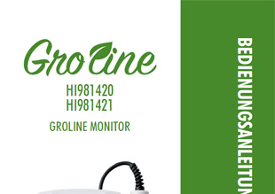 Die Bedienungsanleitung für den GroLine pH- und Leitfähigkeitsmonitor HI981421 für die Hydroponik mit Inline-Sonde als PDF zum herunterladen und ausdrucken
