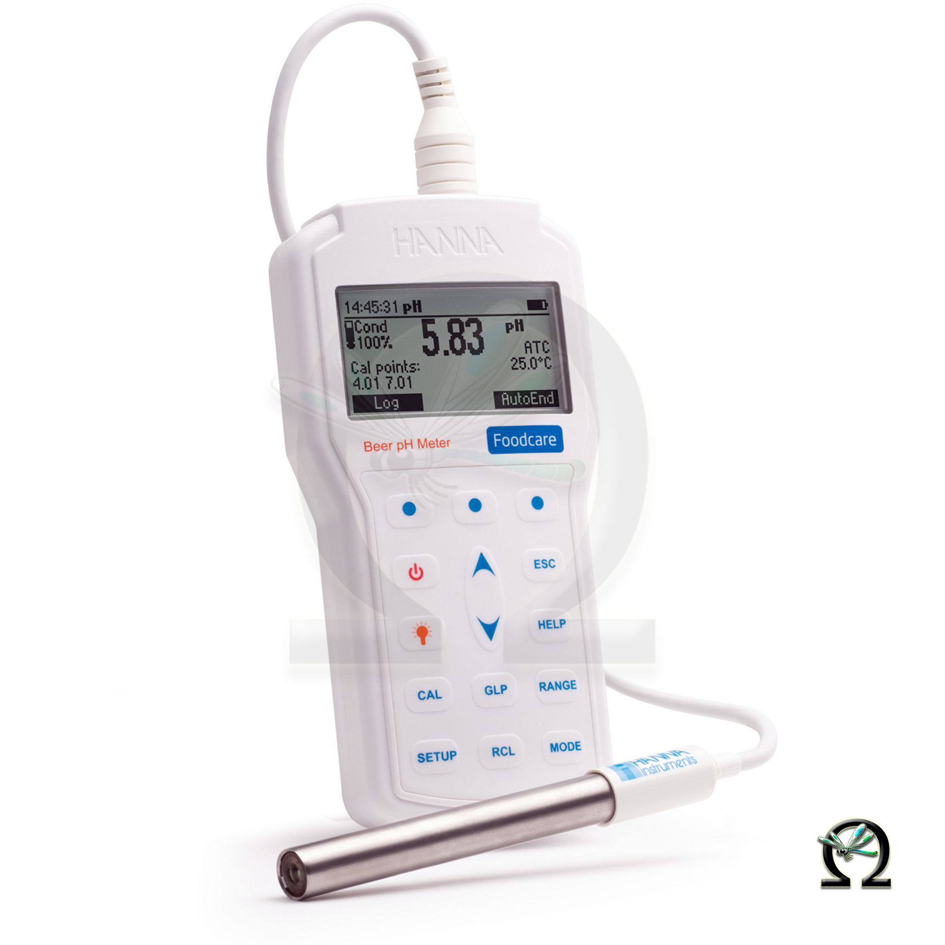 Professionelles Hanna pH-Handmessgerät HI98167 für Bier
