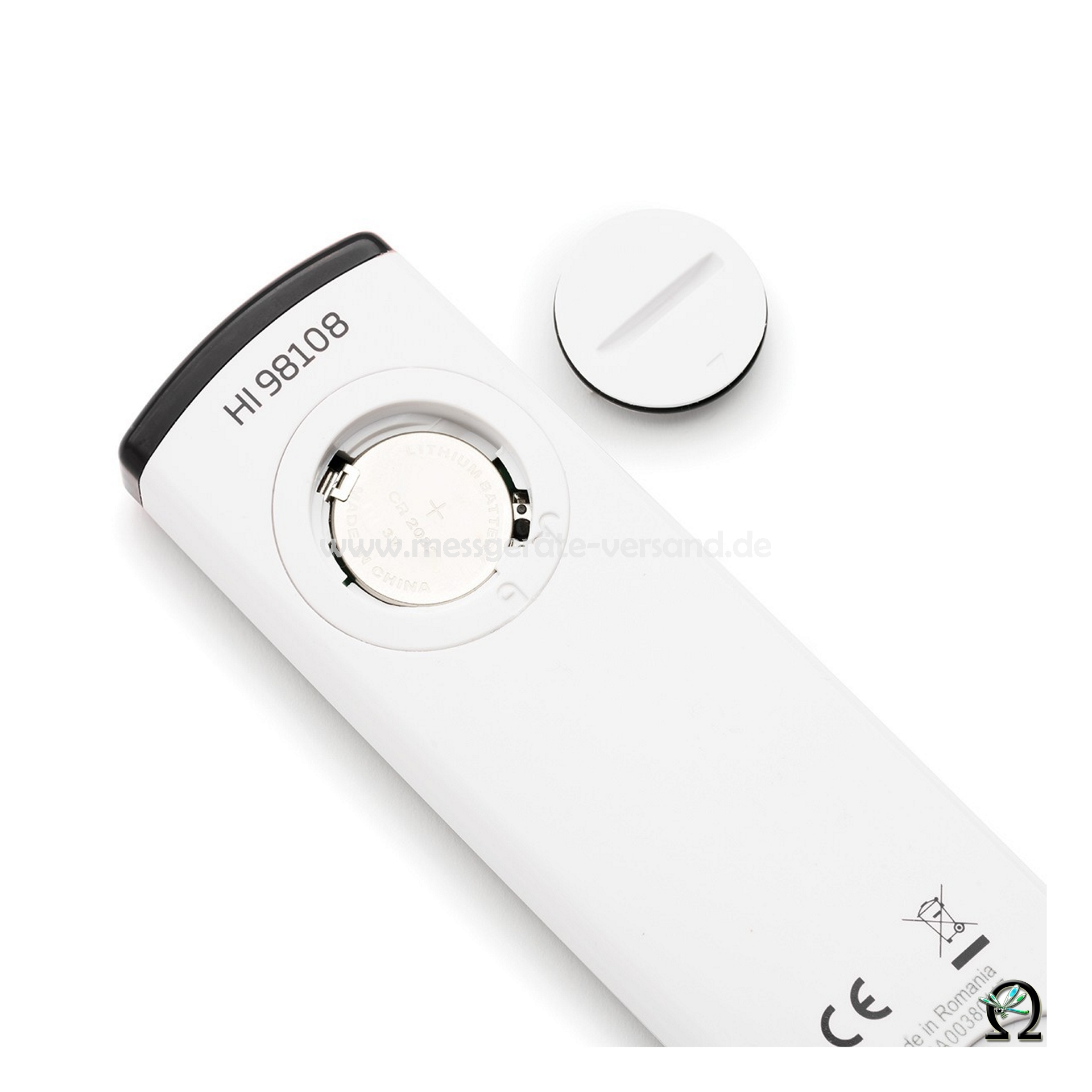 pH-Messgerät Hanna HI98108 pHep+ Pocketmeter, Ansicht Batteriefach