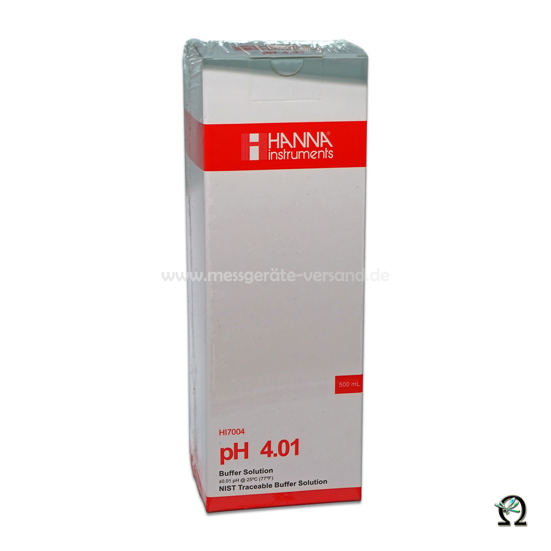 Hanna Pufferlösung HI7004 pH 4,01 mit Analysezertifikat 500ml