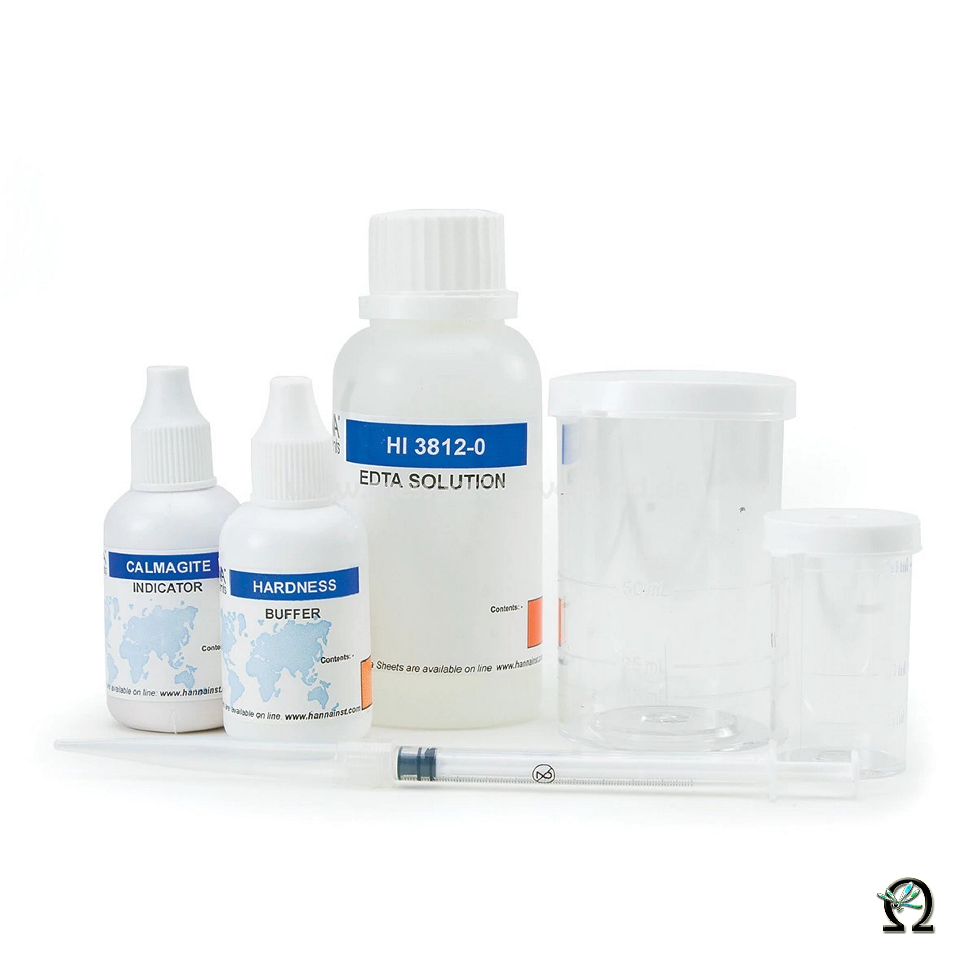 Hanna Testkit HI3812 Gesamthärte (0-30 mg/l; 0-300mg/l) 100 Tests